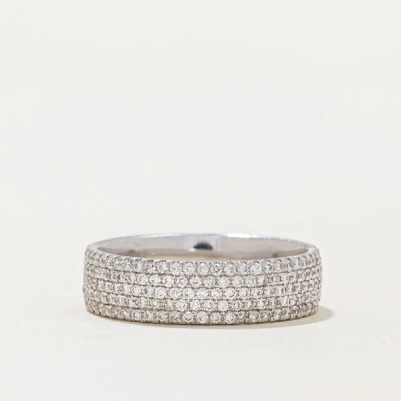 Diamond Eternity Ring | 1.35ctw | SZ 6.75 |