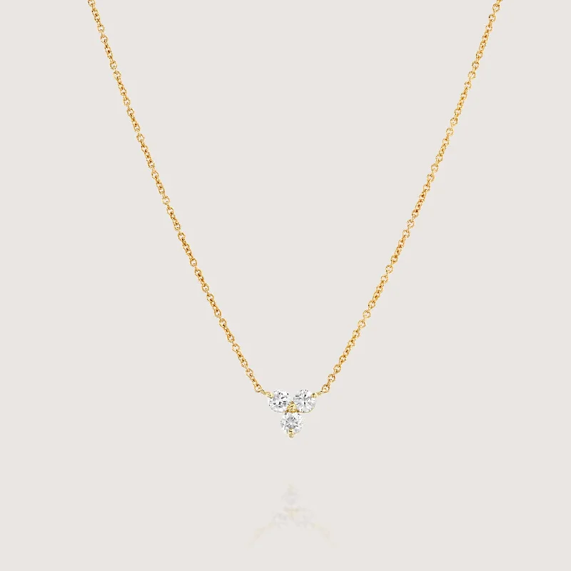 Grace Necklace White Diamonds