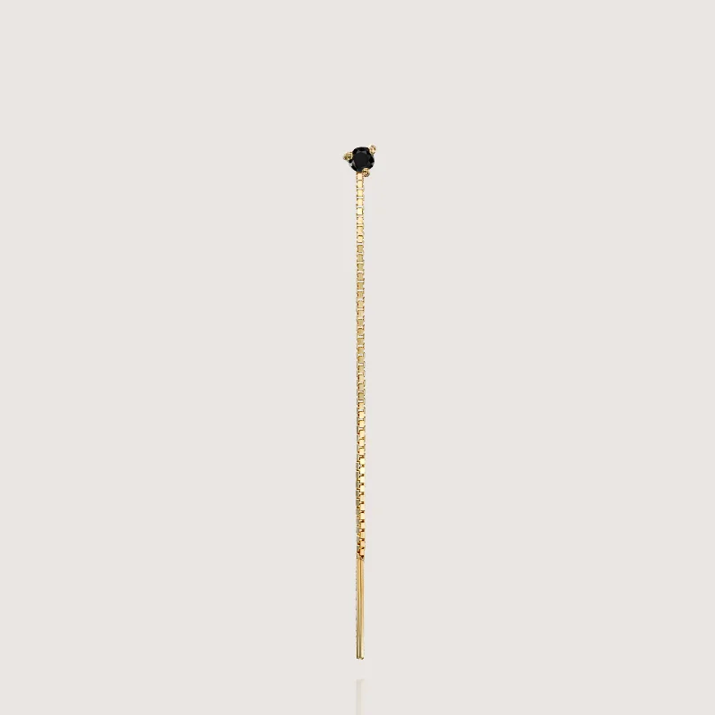 Noni Black Diamond Earring