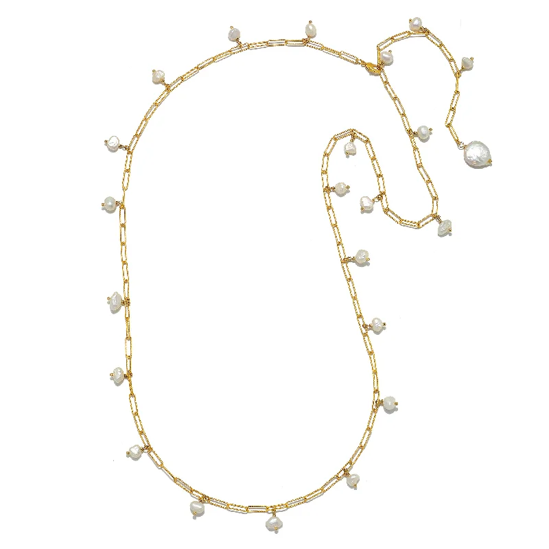 Roo Convertible Pearl Chain Necklace