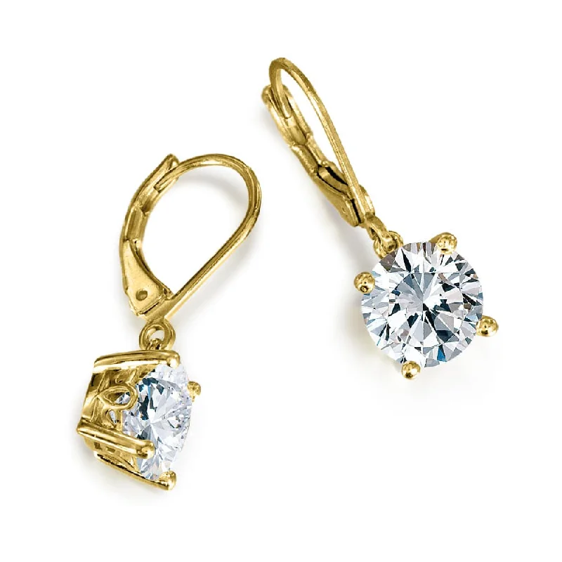 4 ct. t.w. Solitaire Drop Earrings