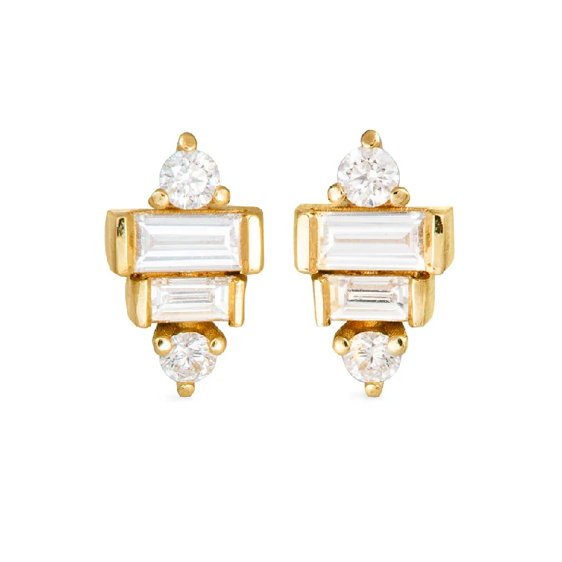 Baguette Diamond Earrings