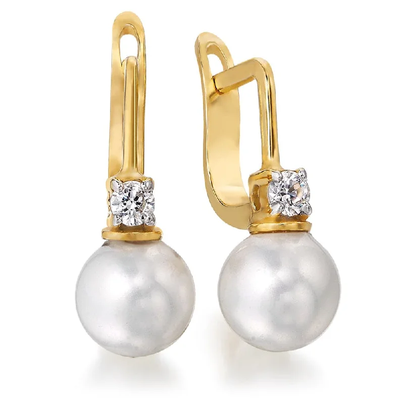 Elegant Pearl Drop Earrings