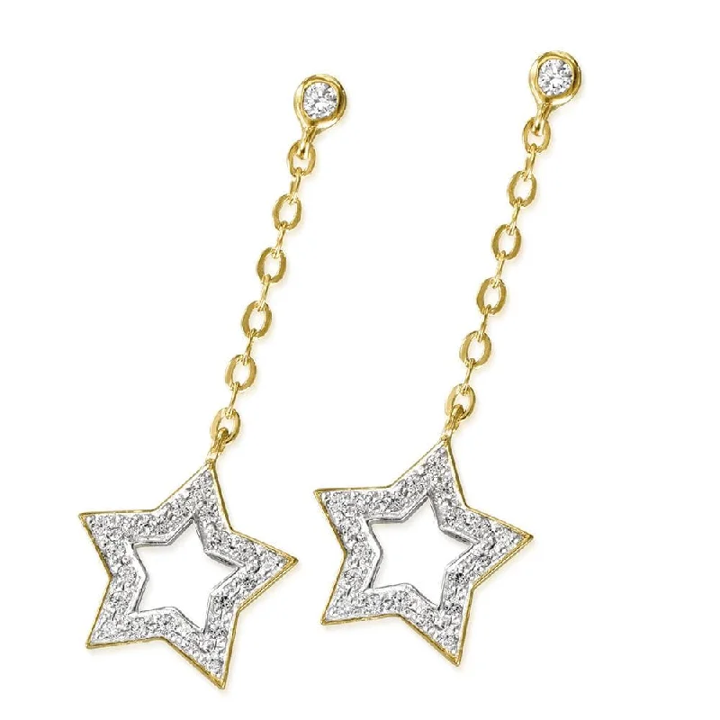 Star Drop Earrings