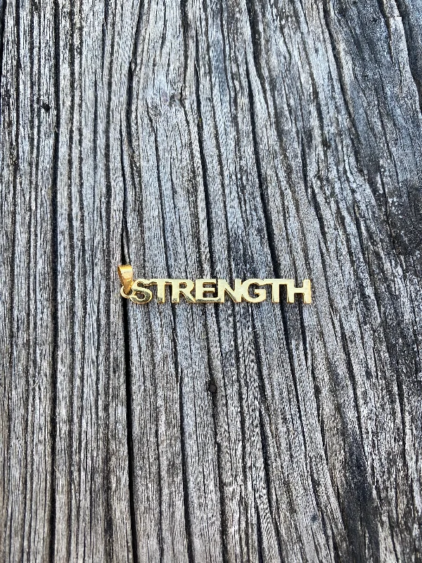 14k Gold Affirmation Pendants