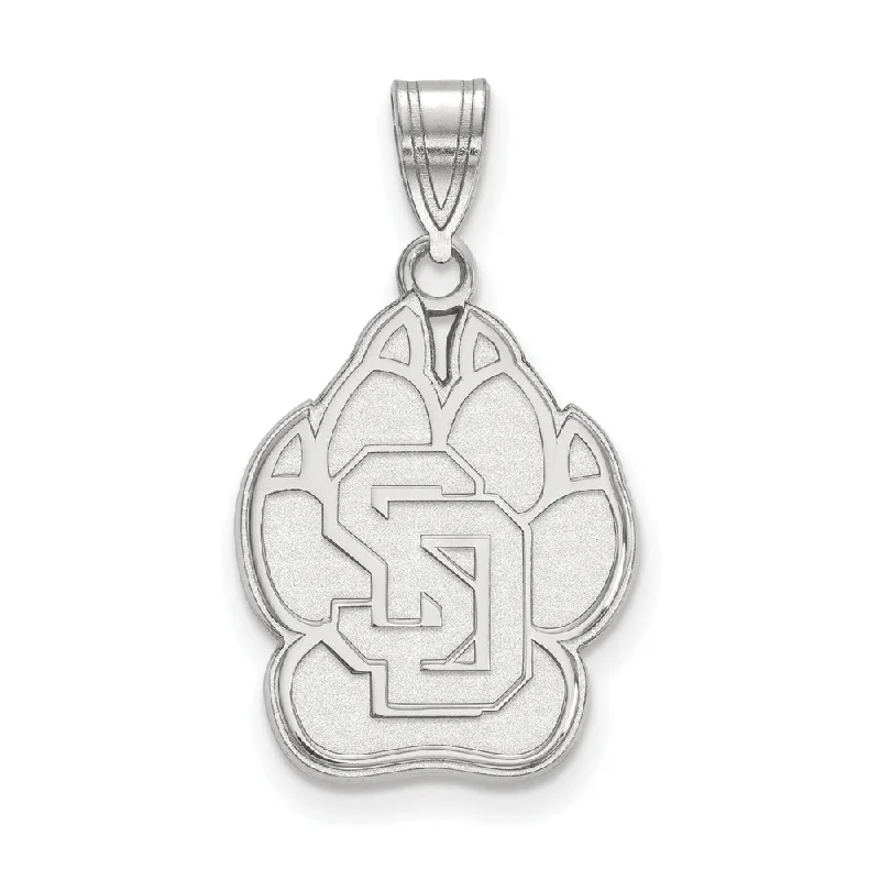 Sterling Silver South Dakota Large Logo Pendant