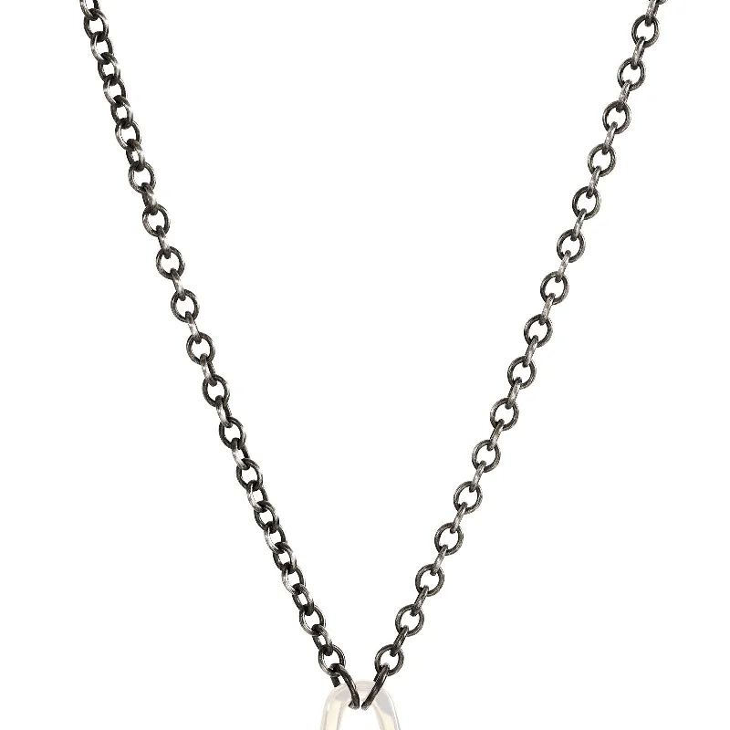 Grab Exquisite Jewelry At The Lowest Prices 3mm Silver Patina Hinge Chain