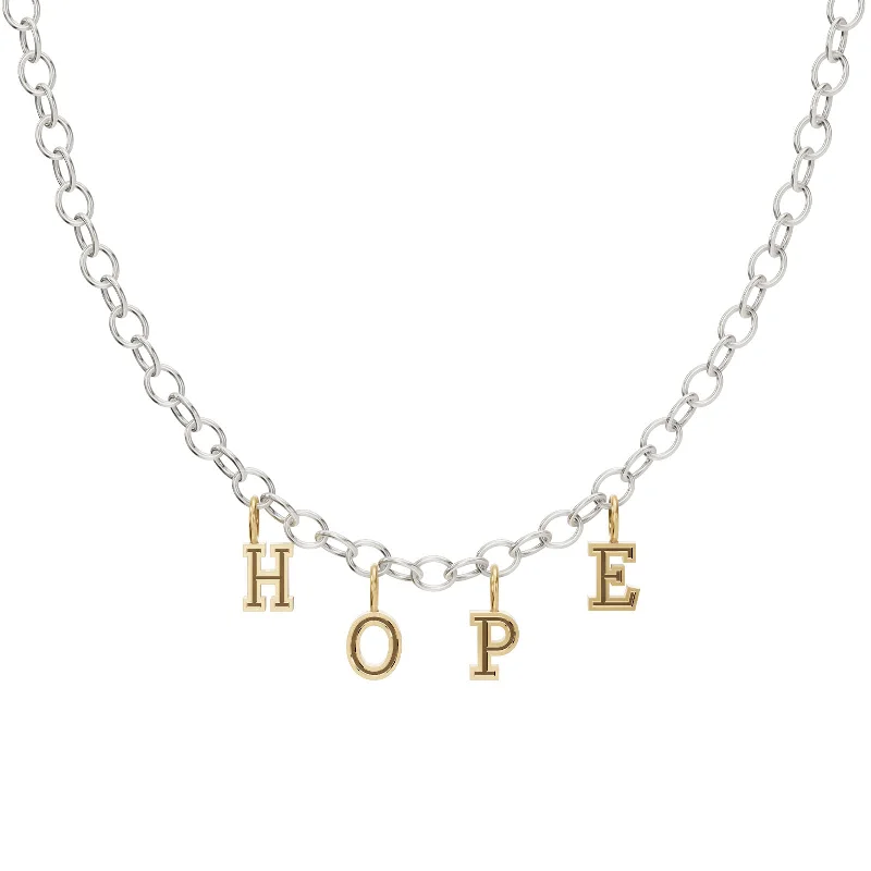 Unlock Unbeatable Jewelry Deals Before They’Re Gone 4.8mm Silver and Gold Hope Chain