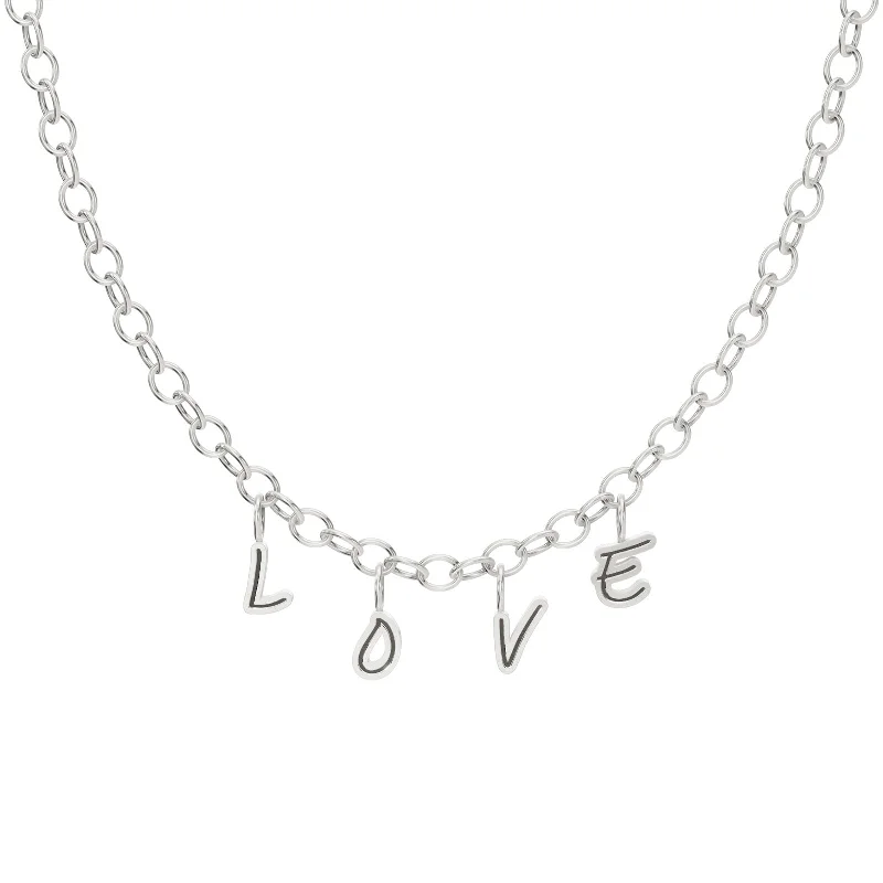 Premium Jewelry, Premium Discounts – Act Fast 4.8mm Silver Love Chain