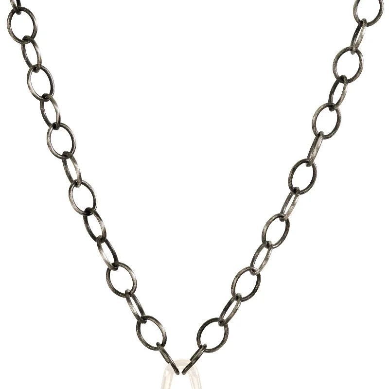 Flash Jewelry Sale – Get Stunning Pieces At Low Prices 6.3mm Silver Patina Hinge Chain