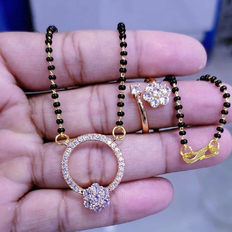 Shop Fine Jewelry With Amazing Deals Aamrapali American Diamond Mangalsutra