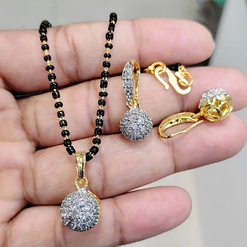 Unique Jewelry For Less – Shop The Sale Now Aamrapali Gold Plated Austrian Stone Manglasutra