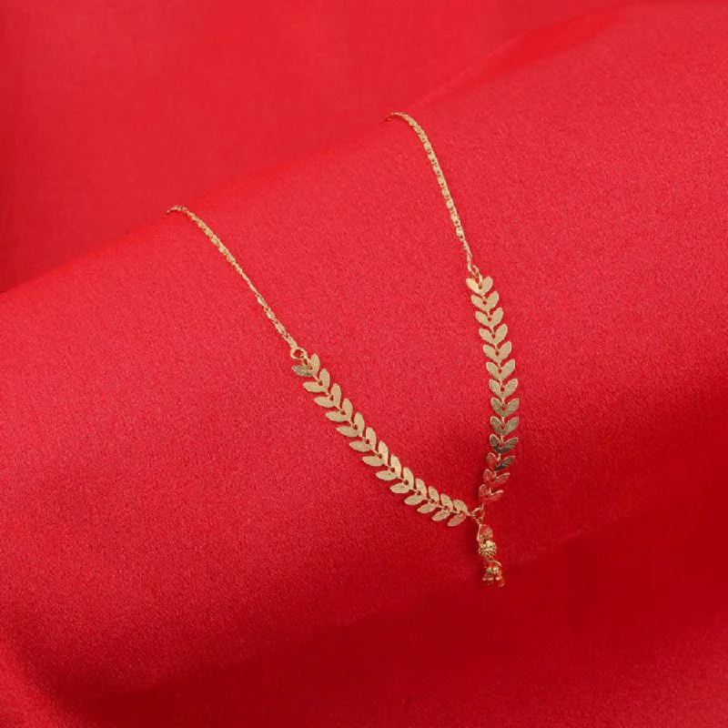 Unique Jewelry Designs Now At Discounted Rates Bhavi jewels Gold Plated Chain