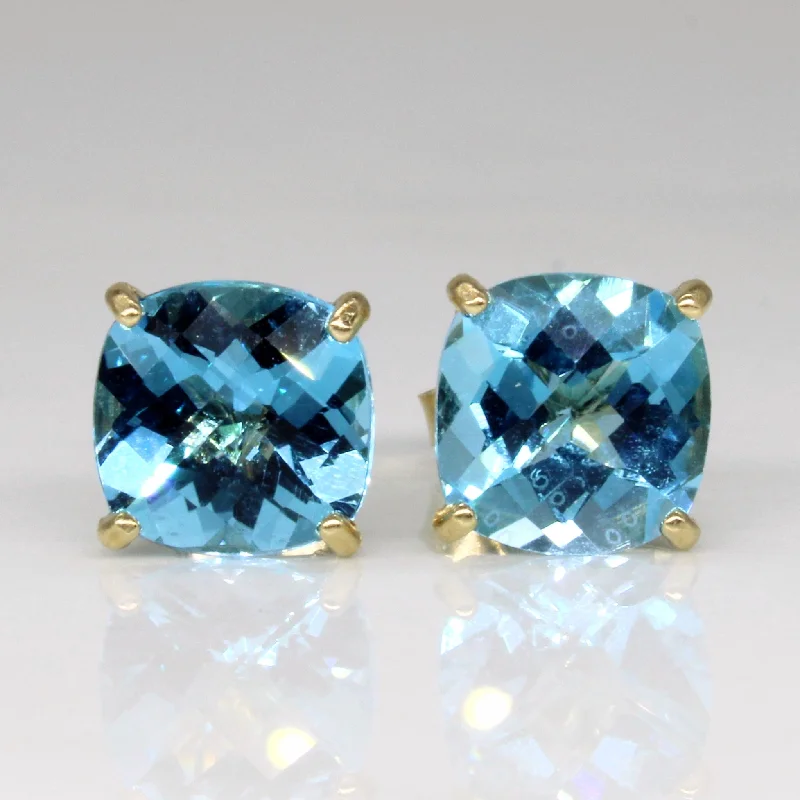 Affordable Luxury Jewelry For Every Occasion Blue Topaz Earrings | 4.00ctw |