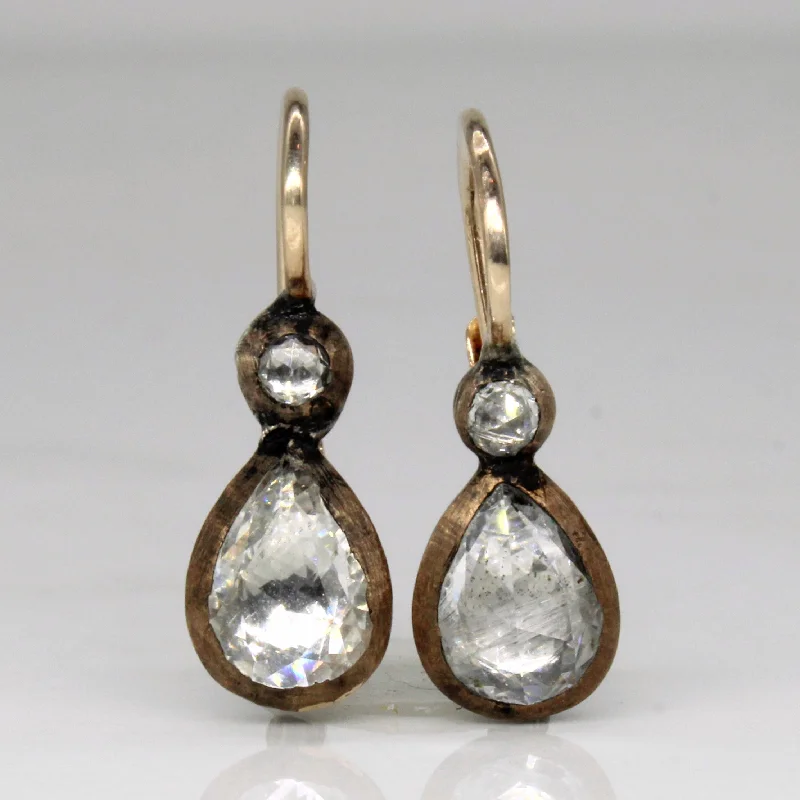 Shop Fine Jewelry With Exclusive Savings Colorless Sapphire Earrings | 2.00ctw |