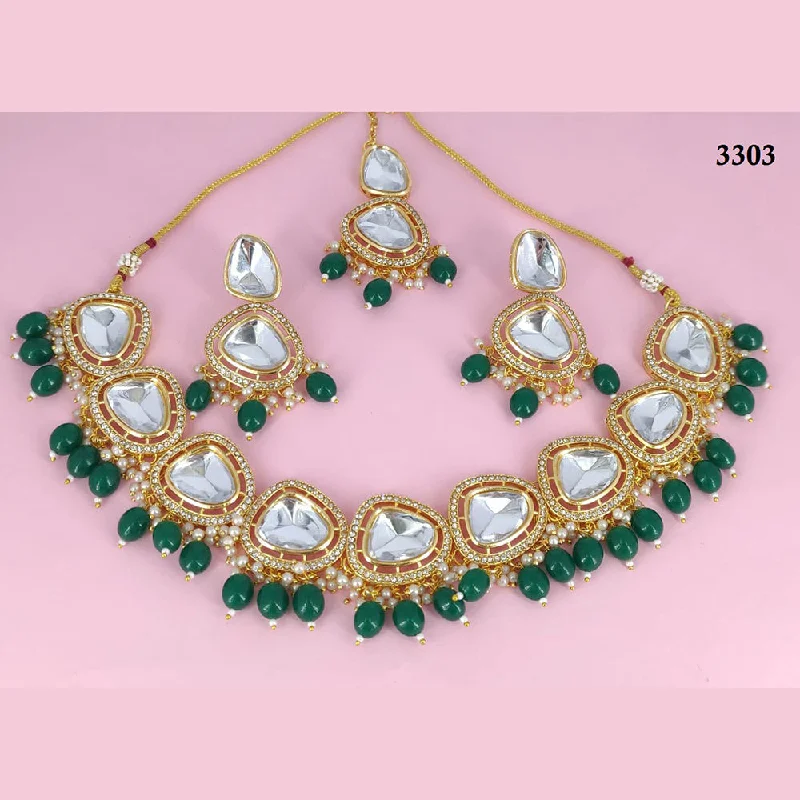 Grab Exquisite Jewelry At The Lowest Prices Corbeda Fashion Gold Plated Crystal Necklace Set