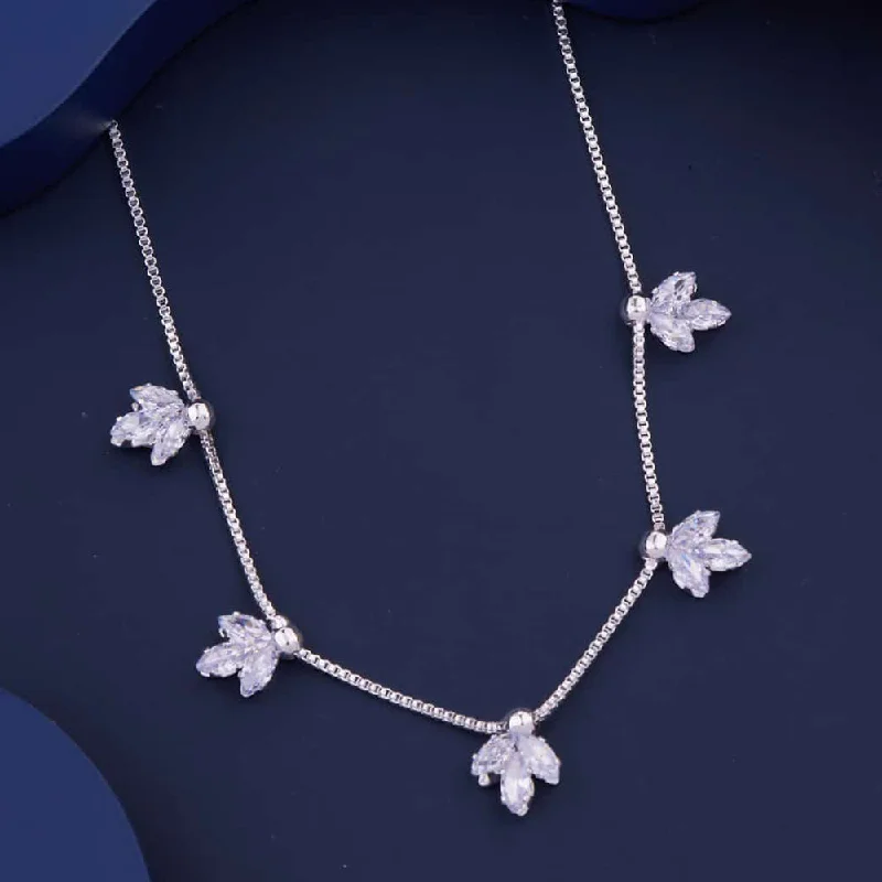 Limited-Time Jewelry Discounts – Shine Without The Splurge Kalpna Sales Surat Silver Plated AD Chain