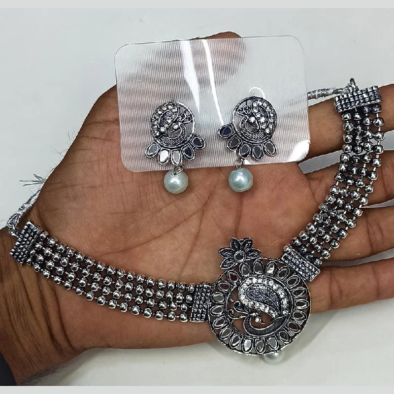 Stunning Jewelry At Even More Stunning Prices Manisha Jewellery Oxidised Necklace Set