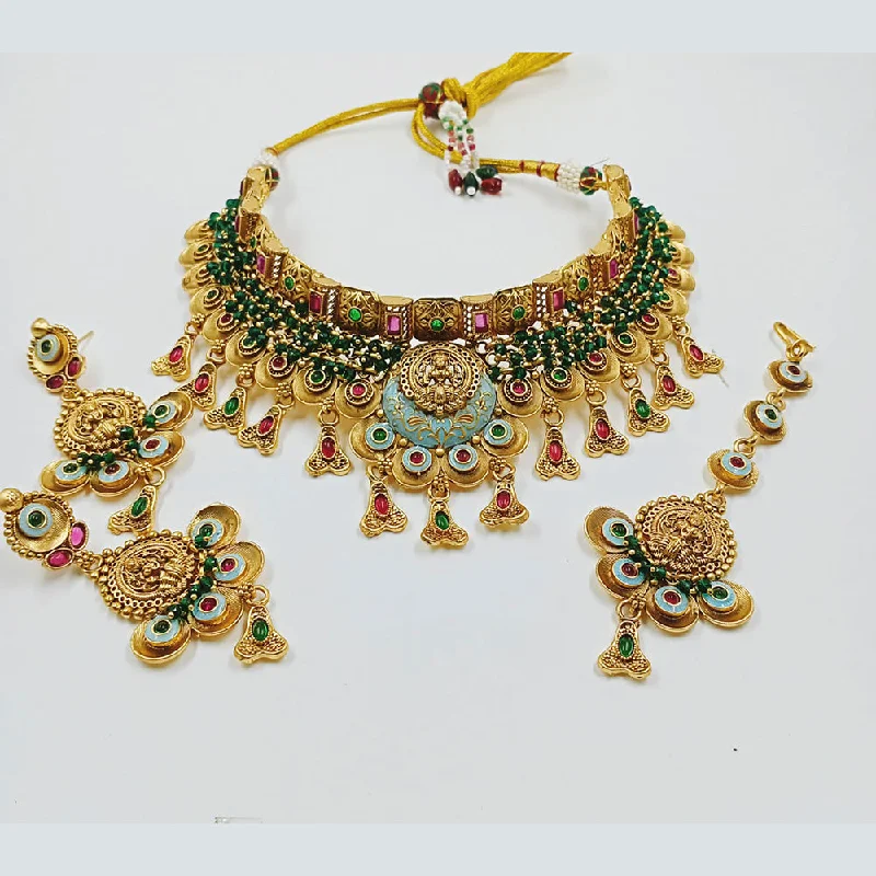 Your Dream Jewelry At Dream Prices Manisha Jewellery Pota Stone Necklace Set