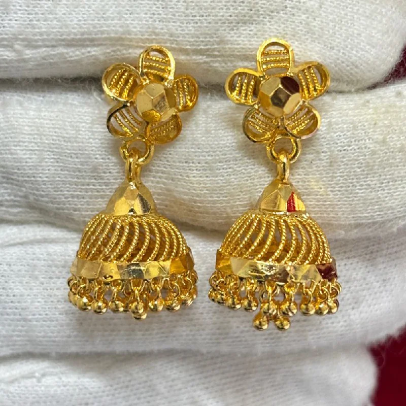 Breathtaking Jewelry, Breathtaking Prices Pari Art Jewellery Forming Gold Jhumki Earrings