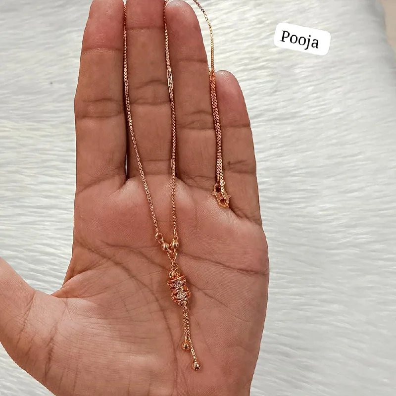 Premium Jewelry Now Available At Special Discounts Pooja Bangles Rose Gold Plated Chain