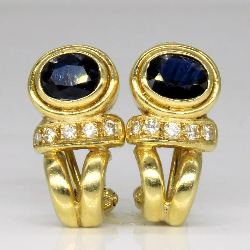 Elegant Designs, Unbeatable Discounts – Shop Jewelry Now Sapphire & Diamond Earrings | 1.50ctw, 0.20ctw |