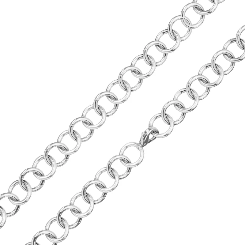 Sparkle On A Budget – Fine Jewelry For Less Silver Handmade Circle Chain