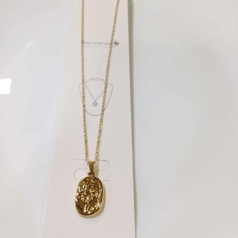 Fine Jewelry, Limited-Time Offers Available Tarohi Jewels Gold Plated Chain Pendent